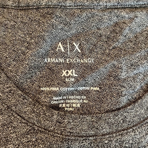 A/X Armani Exchange Slim Fit Crew Neck Pima Cotton Basic Tee - Picture 6 of 6